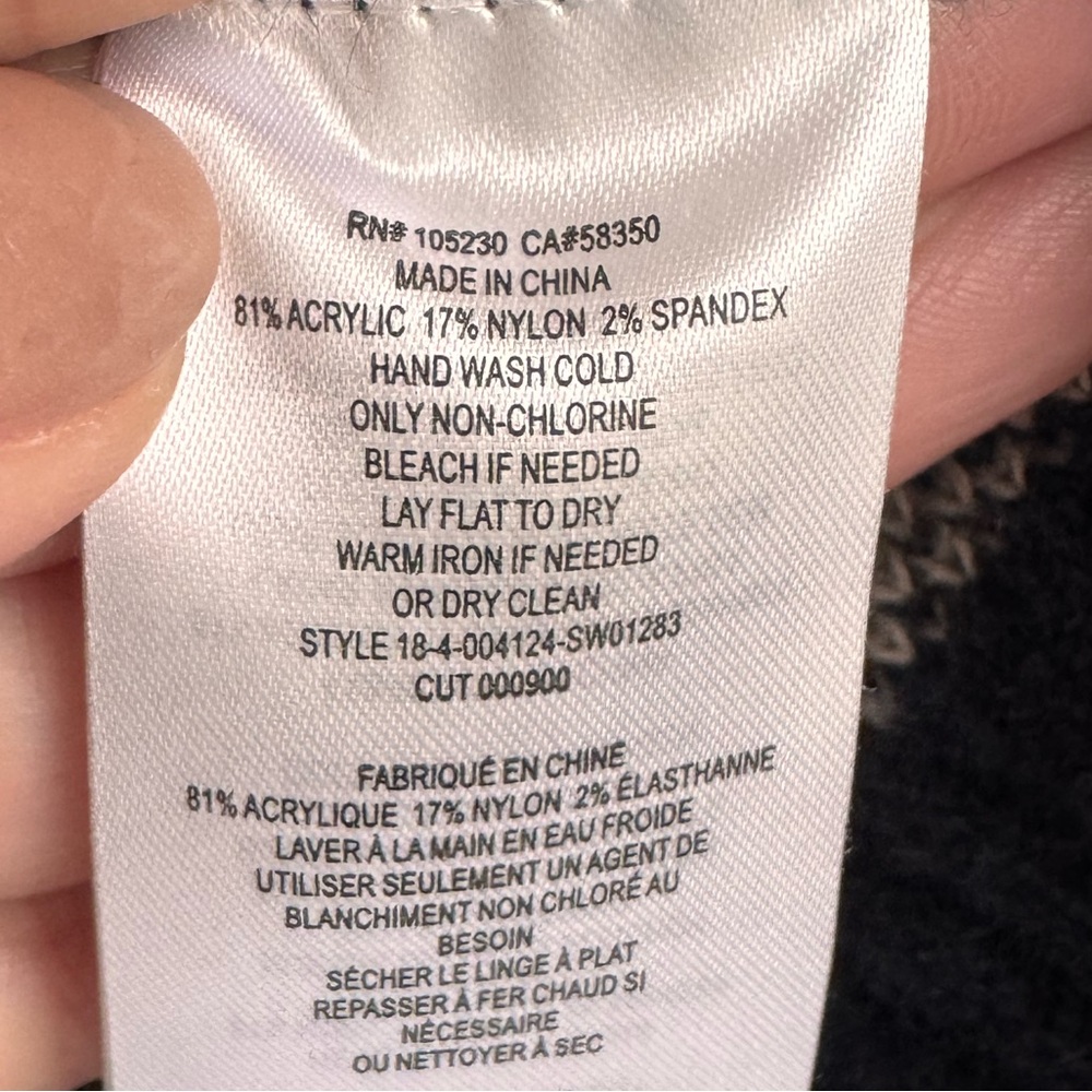 Current / Elliott Women's Sweater Eyelash Size 0 Warm Animal Print Small Cozy - Picture 3 of 6